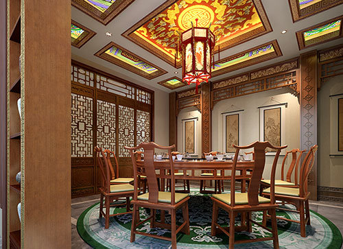 乐东中式古典风格家居装修设计效果图
