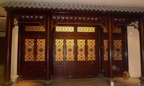 乐东传统仿古门窗浮雕技术制作方法